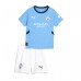 Camisa de time de futebol Manchester City Phil Foden #47 Replicas 1º Equipamento Infantil 2024-25 Manga Curta (+ Calças curtas)